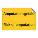 Amputationsgefahr - Risk of amputation