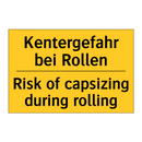 Kentergefahr bei Rollen - Risk of capsizing during rolling/.../