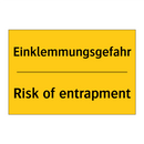 Einklemmungsgefahr - Risk of entrapment