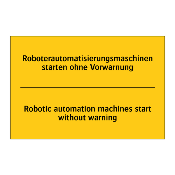 Roboterautomatisierungsmaschinen /.../ - Robotic automation machines start /.../