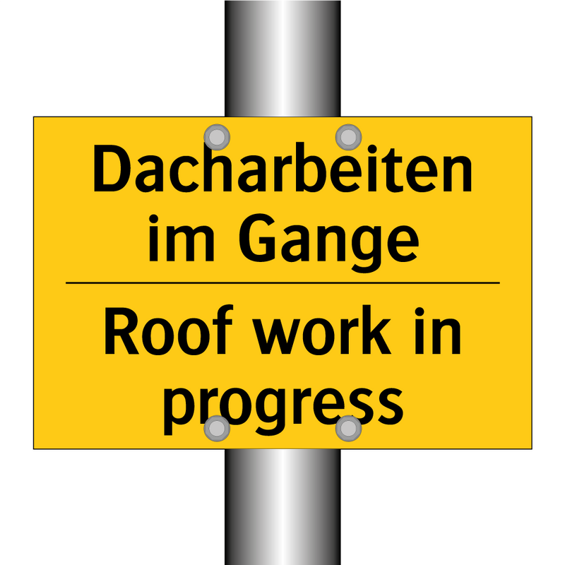 Dacharbeiten im Gange - Roof work in progress