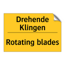 Drehende Klingen - Rotating blades