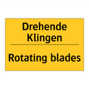 Drehende Klingen - Rotating blades