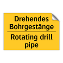 Drehendes Bohrgestänge - Rotating drill pipe