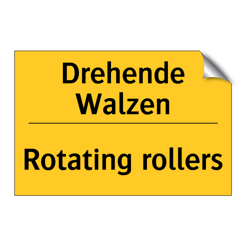 Drehende Walzen - Rotating rollers