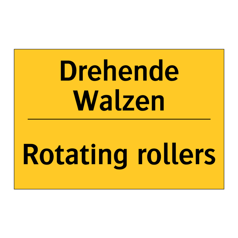 Drehende Walzen - Rotating rollers