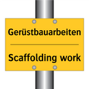 Gerüstbauarbeiten - Scaffolding work