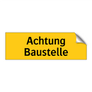 Achtung Baustelle
