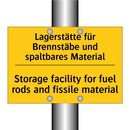 Lagerstätte für Brennstäbe und /.../ - Storage facility for fuel rods /.../