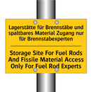 Lagerstätte für Brennstäbe und /.../ - Storage Site For Fuel Rods And /.../