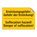 Erstickungsgefahr! Gefahr der /.../ - Suffocation hazard! Danger of /.../