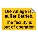 Die Anlage ist außer Betrieb. - The facility is out of operation/.../
