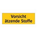Vorsicht ätzende Stoffe