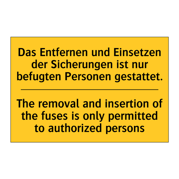 Das Entfernen und Einsetzen der /.../ - The removal and insertion of the /.../