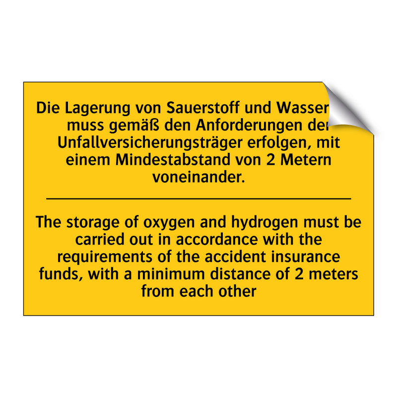 Die Lagerung von Sauerstoff und /.../ - The storage of oxygen and hydrogen /.../