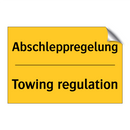 Abschleppregelung - Towing regulation