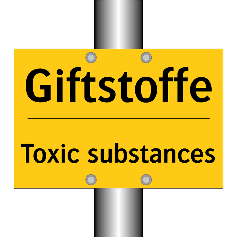 Giftstoffe - Toxic substances