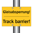 Gleisabsperrung! - Track barrier!