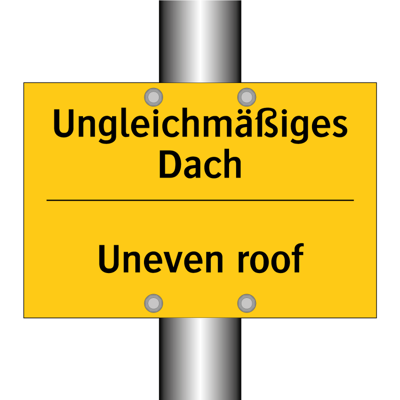 Ungleichmäßiges Dach - Uneven roof