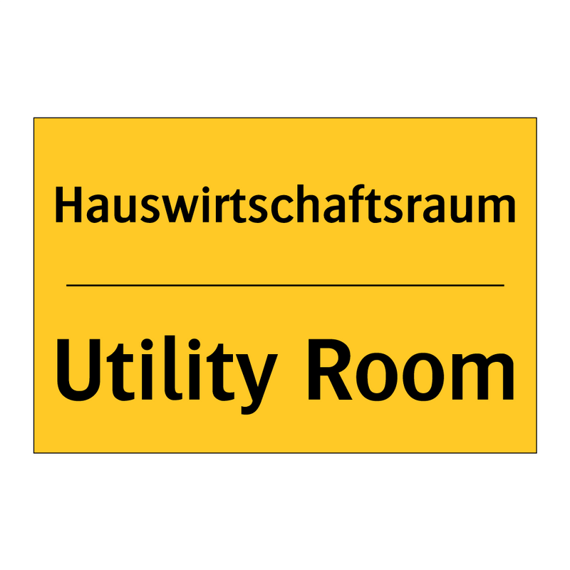 Hauswirtschaftsraum - Utility Room