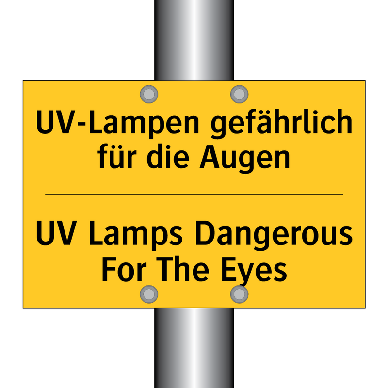 UV-Lampen gefährlich für die Augen/.../ - UV Lamps Dangerous For The Eyes/.../