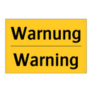 Warnung - Warning