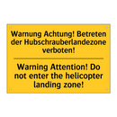 Warnung Achtung! Betreten der /.../ - Warning Attention! Do not enter /.../