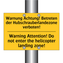 Warnung Achtung! Betreten der /.../ - Warning Attention! Do not enter /.../