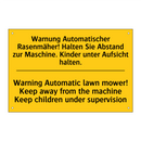 Warnung Automatischer Rasenmäher! /.../ - Warning Automatic lawn mower! /.../