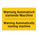 Warnung Automatisch startende /.../ - Warning Automatically starting /.../