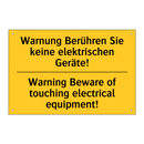 Warnung Berühren Sie keine elektrischen /.../ - Warning Beware of touching electrical /.../