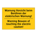 Warnung Vorsicht beim Berühren /.../ - Warning Beware of touching the /.../