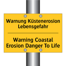 Warnung Küstenerosion Lebensgefahr/.../ - Warning Coastal Erosion Danger /.../