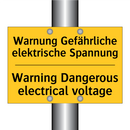 Warnung Gefährliche elektrische /.../ - Warning Dangerous electrical voltage/.../