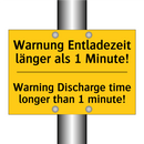 Warnung Entladezeit länger als /.../ - Warning Discharge time longer /.../