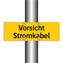 Vorsicht Stromkabel