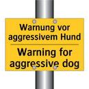 Warnung vor aggressivem Hund - Warning for aggressive dog
