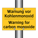 Warnung vor Kohlenmonoxid - Warning for carbon monoxide