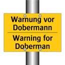 Warnung vor Dobermann - Warning for Doberman