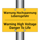 Warnung Hochspannung Lebensgefahr/.../ - Warning High Voltage Danger To /.../