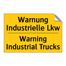 Warnung Industrielle Lkw - Warning Industrial Trucks