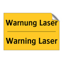 Warnung Laser - Warning Laser
