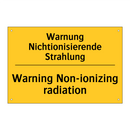 Warnung Nichtionisierende Strahlung/.../ - Warning Non-ionizing radiation