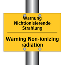 Warnung Nichtionisierende Strahlung/.../ - Warning Non-ionizing radiation