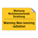 Warnung Nichtionisierende Strahlung/.../ - Warning Non-ionizing radiation