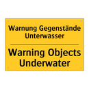 Warnung Gegenstände Unterwasser/.../ - Warning Objects Underwater