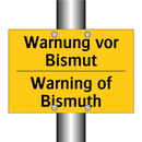 Warnung vor Bismut - Warning of Bismuth