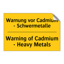 Warnung vor Cadmium - Schwermetalle/.../ - Warning of Cadmium - Heavy Metals/.../