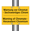 Warnung vor Chromat - Sechswertiges /.../ - Warning of Chromate - Hexavalent /.../