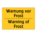 Warnung vor Frost - Warning of Frost